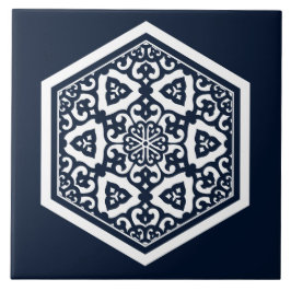 Azulejo De Cerâmica Design da traria azul-azul-turca otomana