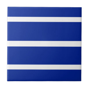 Azulejo De Cerâmica Design das faixas azuis e brancas