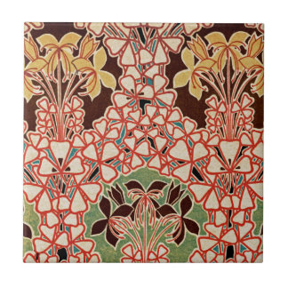 Azulejo De Cerâmica Design de Art Nouveau nº 6 @ VictoriaShaylee