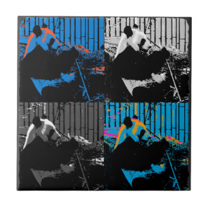 Azulejo De Cerâmica Design de Arte Moderna com Urso Panda