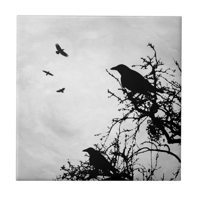 Azulejo De Cerâmica Design de aves 43 (Frente)