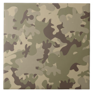 Azulejo De Cerâmica Design de Camouflage
