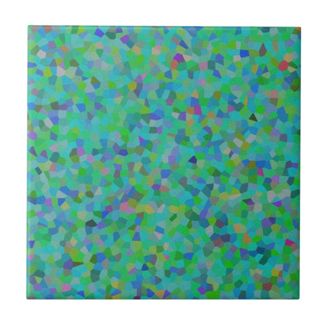 Azulejo De Cerâmica Design de configuração multicores   (Frente)