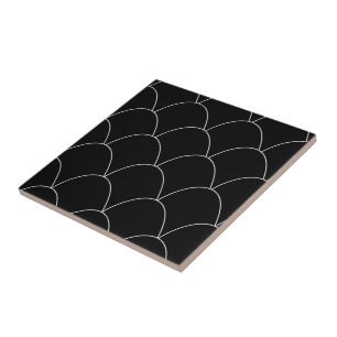 Azulejo De Cerâmica Design de Deco de Arte Negra