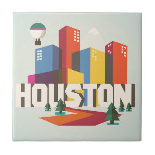 Azulejo De Cerâmica Design de Houston, arquitectura da cidade de Texas
