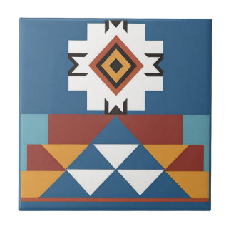 Azulejo De Cerâmica Design de inspiração da tribal norte-americana