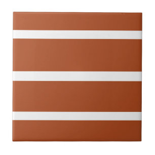 Azulejo De Cerâmica Design de Listras Marrom Chocolate