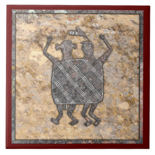 Azulejo De Cerâmica Design de Mimbres "O Casamento"