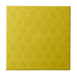 Azulejo De Cerâmica design de mosaico geométrico Dourado hexágono