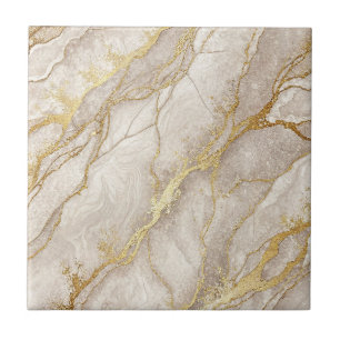 Azulejo De Cerâmica Design de Pedra Mármore Veia Dourada Real Luxuosa