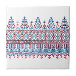 Azulejo De Cerâmica Design de pontos cruzados
