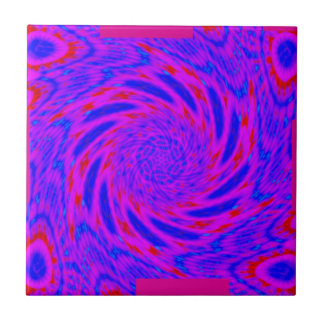 Azulejo De Cerâmica Design de rosa rosa-rosa-roxo moderno elegante