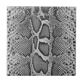 Azulejo De Cerâmica Design de Snakeskin, teste padrão do impressão da