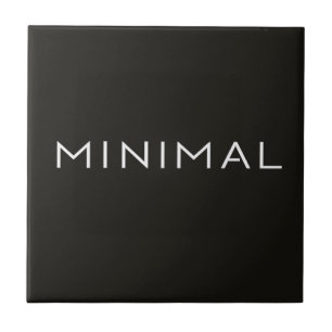 Azulejo De Cerâmica Design de Texto Minimalista – Tipografia Estética