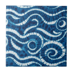 Azulejo De Cerâmica Design de Tie Tie Onda Oceânica