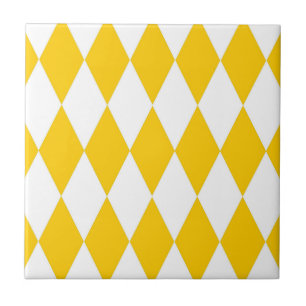 Azulejo De Cerâmica Design de Verificadores de Ouros de Harlequin Bran