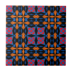 Azulejo De Cerâmica Design Digital de Estilo Nativo Americano Tribal