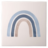 Design do Arco-Íris Azul e Pêssego