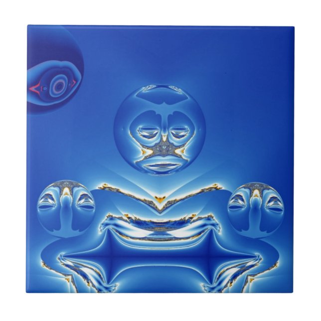 Azulejo De Cerâmica Design do Big Brother (Frente)