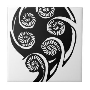 Azulejo De Cerâmica design do koru do aotearoa
