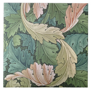 Azulejo De Cerâmica Design do papel de parede do "Acanthus", 1875