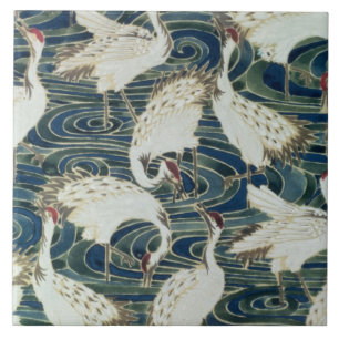 Azulejo De Cerâmica Design do papel de parede, pelo estúdio de prata,