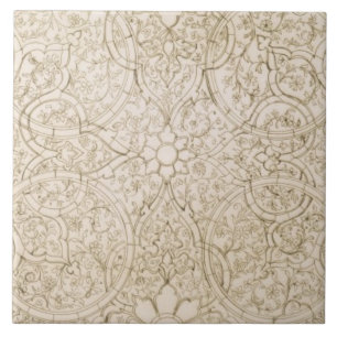 Azulejo De Cerâmica Design do teto para a sala da pérola, em Isfahan,