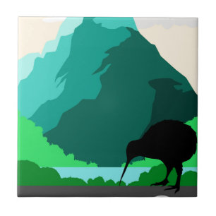 Azulejo De Cerâmica Design do vintage de Nova Zelândia