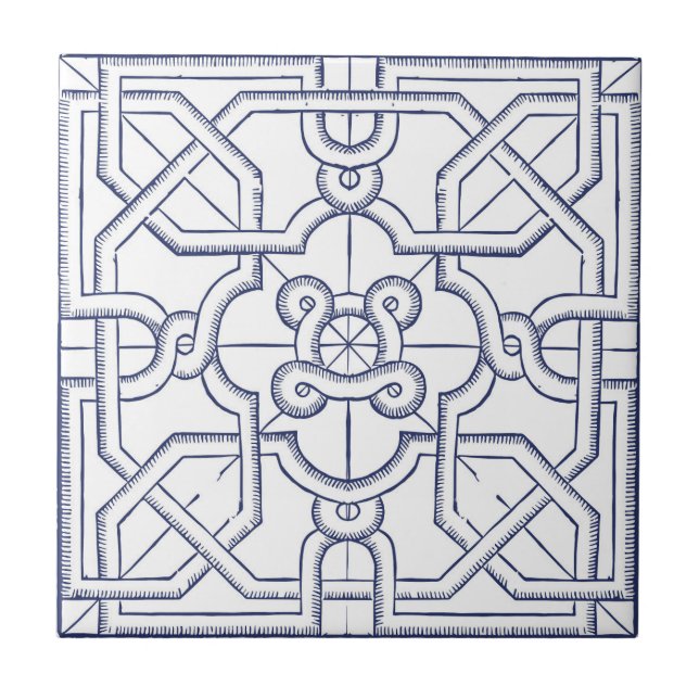 Azulejo De Cerâmica Design francês (Frente)