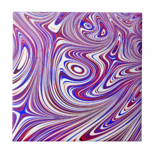Azulejo De Cerâmica Design frontal vermelho, branco e azul