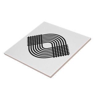 Azulejo De Cerâmica Design Geométrico Espiral