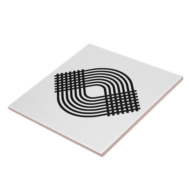 Azulejo De Cerâmica Design Geométrico Espiral (Lateral)