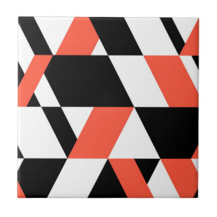Azulejo De Cerâmica Design geométrico urbano moderno, trendy, preto e 