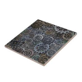 Azulejo De Cerâmica Design industrial da engrenagem do metal