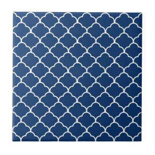 Azulejo De Cerâmica Design marroquino do marinho em Emporiomoffa
