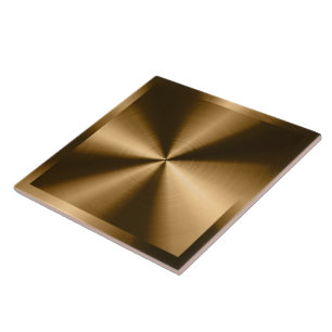 Azulejo De Cerâmica Design Metálico Cobre Brilhante Olhar em Aço Inox