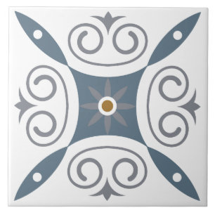 Azulejo De Cerâmica Design moderno, branco italiano, de cinza interior