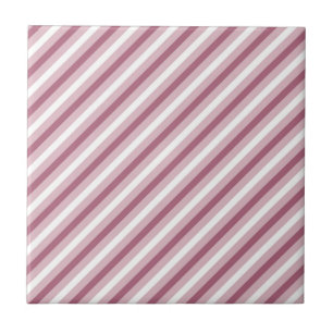 Azulejo De Cerâmica Design Moderno Elegante com Listras Anguladas Rosa