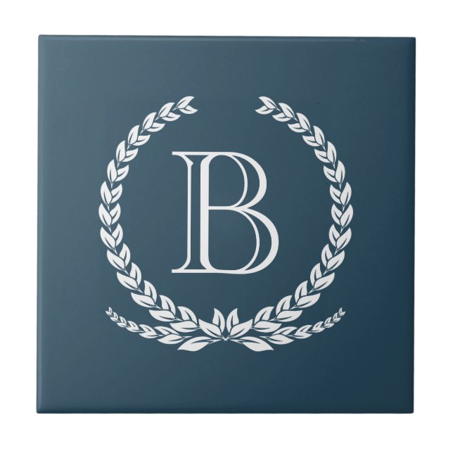 Azulejo De Cerâmica Design Monograma (Frente)