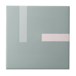 Azulejo De Cerâmica Design Rosa Bege Couve Nórdica