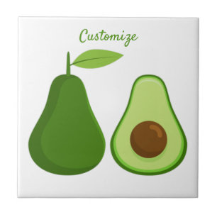 Azulejo De Cerâmica Design Thunder_Cove do Avocado Lover
