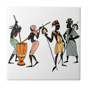 Azulejo De Cerâmica Design tribal nativo étnico africano
