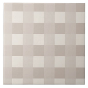 Azulejo De Cerâmica Design Xadrez Bege Minimalista
