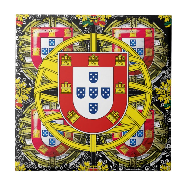 Azulejo De Cerâmica Designs portuguesas (Frente)
