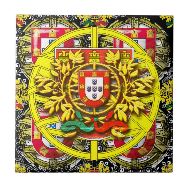 Azulejo De Cerâmica Designs portuguesas (Frente)