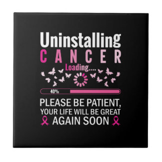 Azulejo De Cerâmica desinstalando o aviso de carregamento de cancer da