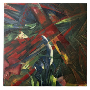 Azulejo De Cerâmica Destino dos animais, 1913