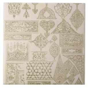 Azulejo De Cerâmica Detalhes de ornamentação para os braços, beiras