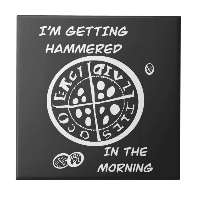 Azulejo De Cerâmica Detector de Metais  (Frente)