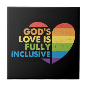 Azulejo De Cerâmica Deus Gay Cristão Lgbt